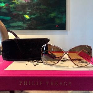 Tom Ford Gold Miranda Sunglasses